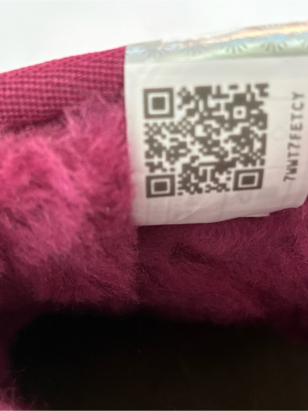 UGG Women's Quilted Raspberry Suede Mini Boot - Size 6 - Picture 12 of 13